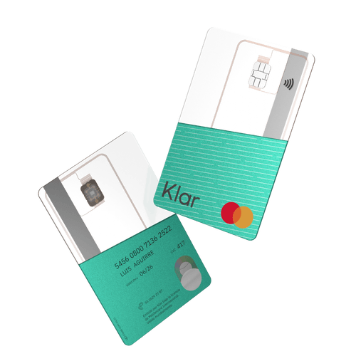 La tarjeta de débito Klar te permite hacer retiros de dinero a crédito, cuando lo necesites