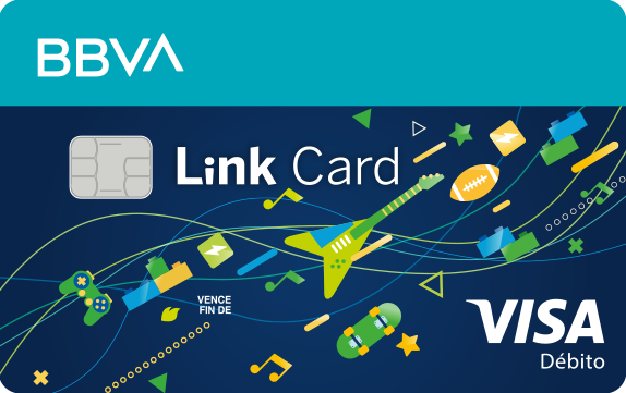 Linkk Card es el producto financiero de BBVA diseñado para niños