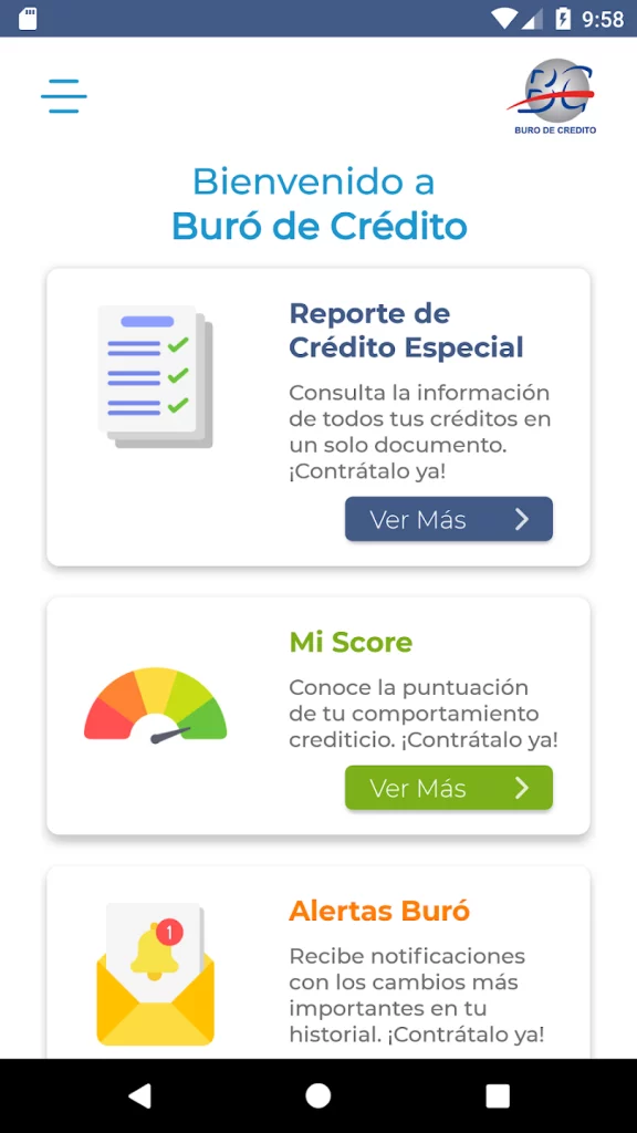 Te contamos sobre las principales funciones de la app Buró de Crédito