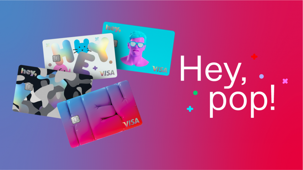 Personaliza tu tarjeta de crédito Hey ¡como más te guste!