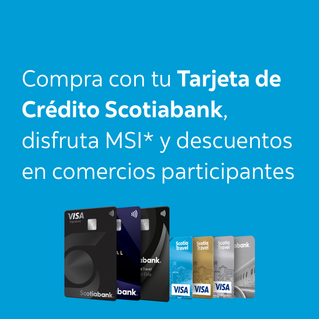 Con tu tarjeta de crédito Ideal Scotibank consigue muchos beneficios para tus compras
