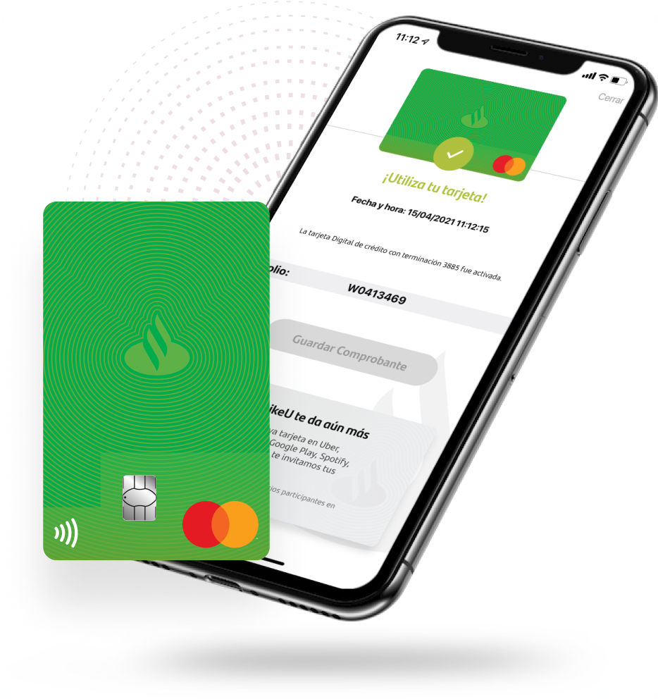 Obtén tu tarjeta Santander LikeU 100% digital